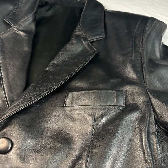 Vintage Leather Jacket Le Cuir Sport Wear Size 50 Men - Picture 6 of 14